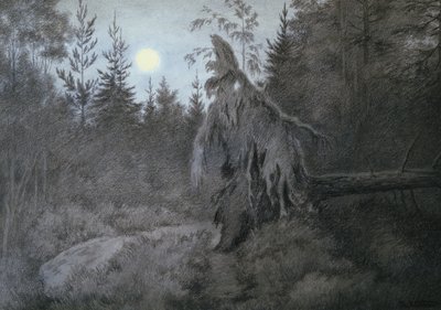 Kammottava, rypistävä, kahiseva, vilkas tekijältä Theodor Kittelsen