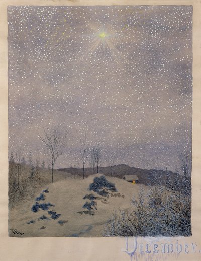 joulukuu tekijältä Theodor Kittelsen