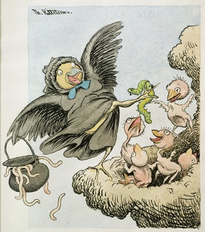 Tässä on lasten ruoka tekijältä Theodor Kittelsen
