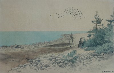 Jomfruland (maalaus) tekijältä Theodor Severin Kittelsen