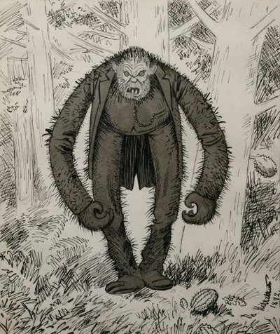 Luonto nukkui, kun hänet luotiin tekijältä Theodor Kittelsen