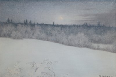 Uudenvuodenaatto tekijältä Theodor Kittelsen