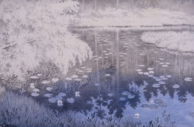 Svartebudalessa on lampi tekijältä Theodor Kittelsen