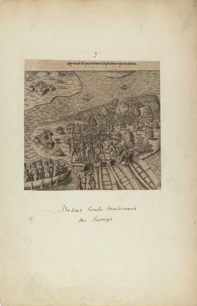 Quomodo ja Qua Ratione in Hostium Manus Incidierim. (kirjasta Americae, kolmas osa) tekijältä Theodor de Bry