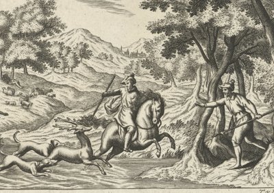 Hirven metsästys tekijältä Theodor van Merlen (II)