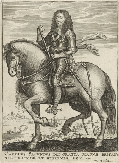Englannin kuninkaan Charles II:n muotokuva tekijältä Theodor van Merlen (II)