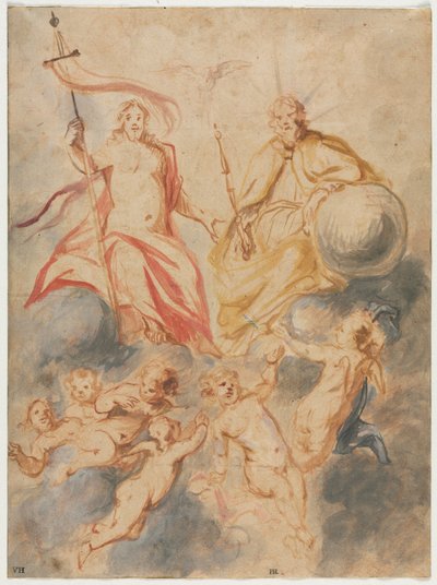 Pyhä kolminaisuus tekijältä Theodor van Thulden
