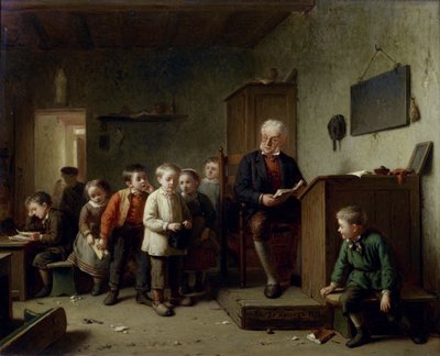 Luokkahuone, 1872 tekijältä Theodore Bernard de Heuvel
