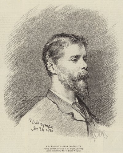 herra Ernest Albert Waterlow (kaiverrus) tekijältä Theodore Blake (after) Wirgman