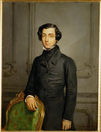Alexis de Tocqueville, valtiomies (maalaus kankaalle) tekijältä Theodore Chasseriau