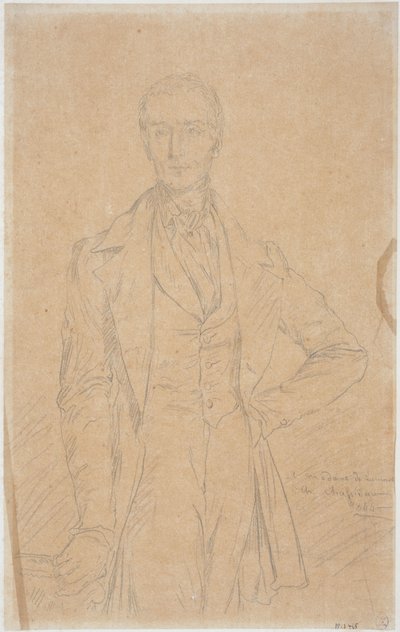 Alphonse de Lamartine tekijältä Théodore Chassériau