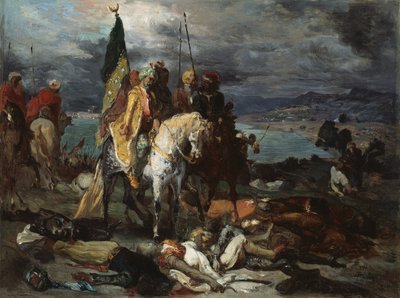 Saraseenit ja ristiretkeläiset tekijältä Théodore Chassériau