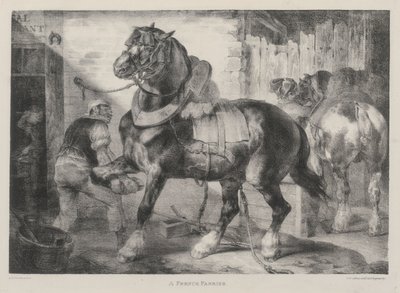 Ranskalainen kengittäjä tekijältä Theodore Gericault