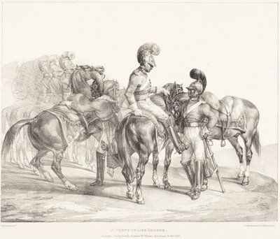 Rantavahtien ryhmä tekijältä Theodore Gericault