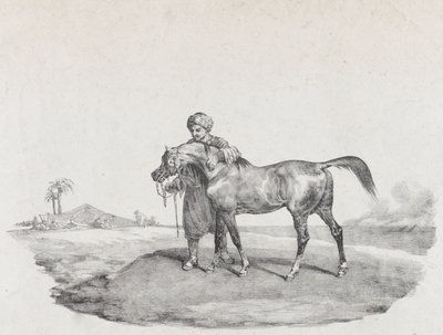 Arabian hevonen, 1821 tekijältä Theodore Gericault