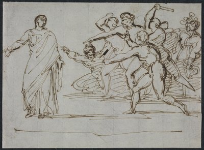 Tiberiuksen murha tekijältä Theodore Gericault