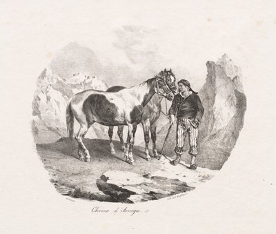 Auvergnen hevoset tekijältä Theodore Gericault