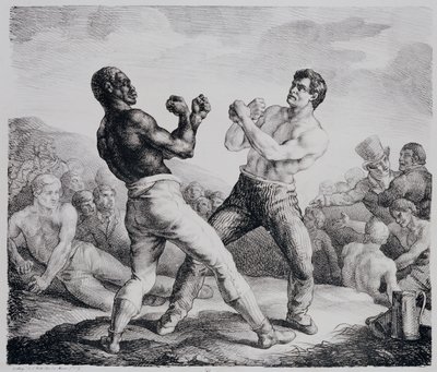 Bokserit, 1818 tekijältä Theodore Gericault