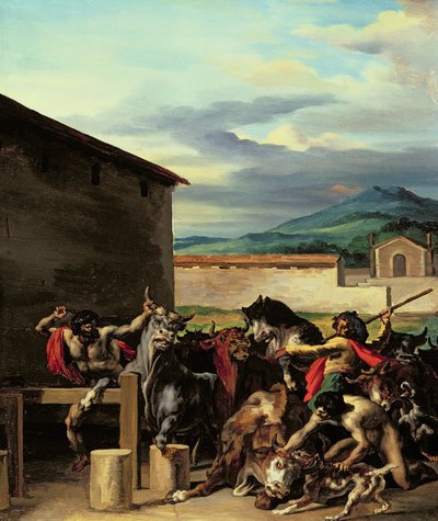 Nautamarkkinat tekijältä Theodore Gericault