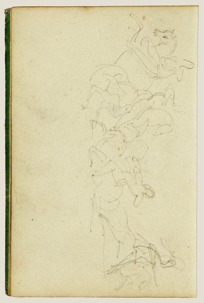 Neljän ratsumiehen välinen ratsuväen kahakka tekijältä Theodore Gericault