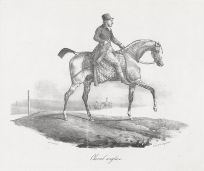 Englantilainen hevonen (An English Horse) tekijältä Theodore Gericault
