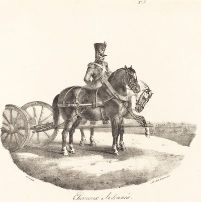 Ardennien hevoset tekijältä Theodore Gericault