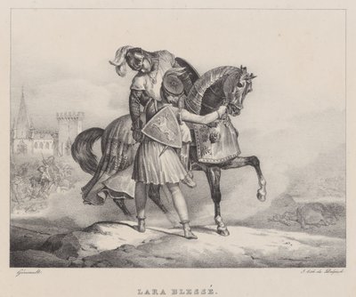 Lara loukkaantunut (Lara Wounded) tekijältä Theodore Gericault