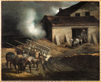 Le four a platre. Kipsi-uuni ... tekijältä Theodore Gericault