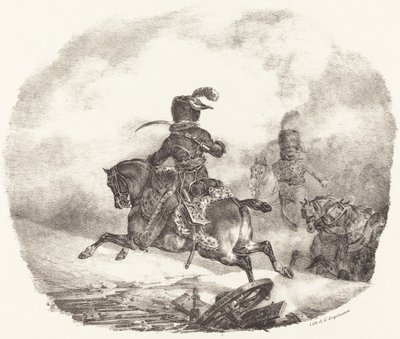 Keisarillisen kaartin kevyttykistöupseeri (Officier d