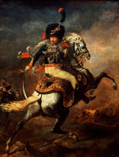 Husaarien upseeri tekijältä Theodore Gericault