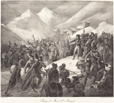 Passage du Mont St. Bernard (Napoleonin armeija ylittää St. Bernardin solan) tekijältä Theodore Gericault