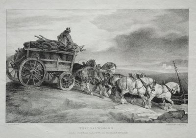 Hiilivaunu, 1821. tekijältä Theodore Gericault