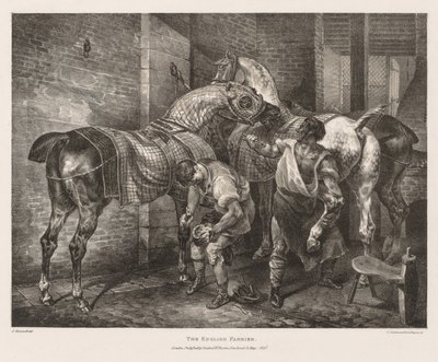 Englantilainen Farrier tekijältä Theodore Gericault