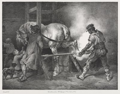 Flaamilainen seppä tekijältä Theodore Gericault