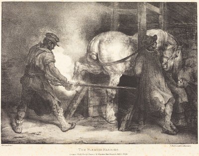 Flaamilainen kengittäjä tekijältä Theodore Gericault