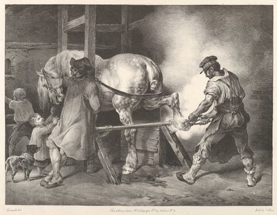Flaamilainen kengittäjä tekijältä Theodore Gericault