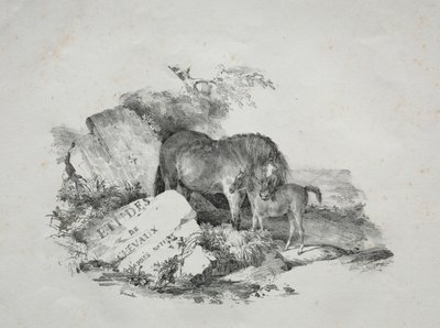 Tamma ja sen varsa tekijältä Theodore Gericault
