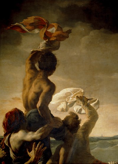 Meduusan lautta. Maalaus jälkeen sitten ... tekijältä Theodore Gericault