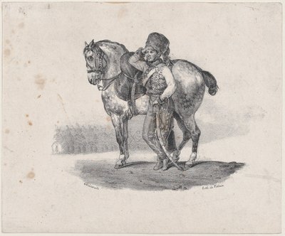 Hussaarien trumpetti tekijältä Theodore Gericault