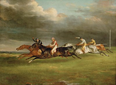 Epsomin derby ... tekijältä Theodore Gericault