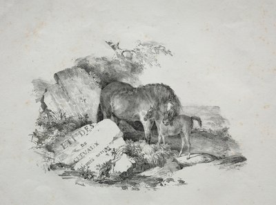 Tamma ja sen varsa tekijältä Theodore Gericault