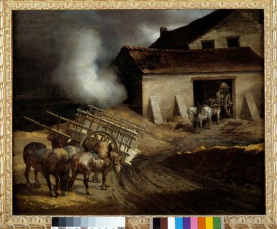 Kipsiuuni Theodore Gericaultin maalaus (1791-1824) Dim. 0,5x0,6 m. tekijältä Theodore Gericault