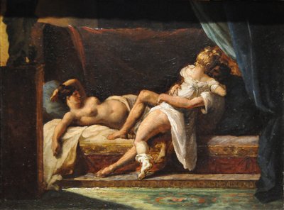 Kolme rakastavaa, rakkaus kolmelle, 1818-1820 tekijältä Theodore Gericault