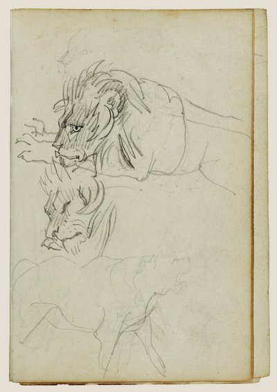 Kolme leijonatutkimusta tekijältä Theodore Gericault