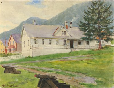 Entinen kuvernöörin talo, Sitka, 1905 tekijältä Theodore J. Richardson
