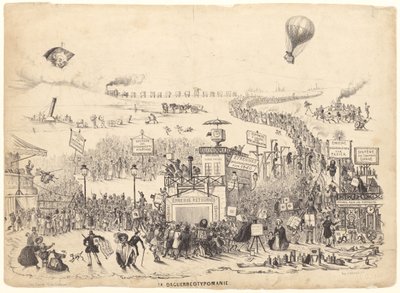 La Daguerreotypomanie (Daguerreotypia) (Daguerreotypia-mania) tekijältä Theodore Maurisset