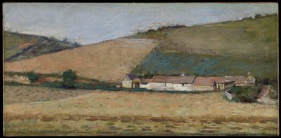 Farm among Hills, Giverny, n. 1887 tekijältä Theodore Robinson