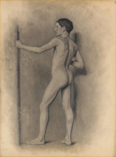 Tutkimus mieshahmosta, 1875 tekijältä Theodore Robinson
