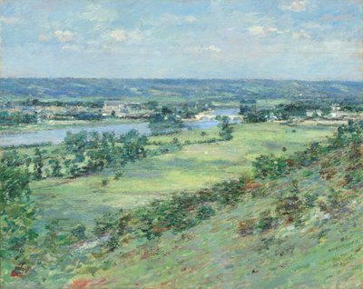 Seinen laakso Givernyn kukkuloilta tekijältä Theodore Robinson