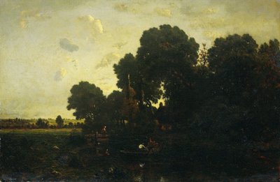 iltahämärä tekijältä Theodore Rousseau